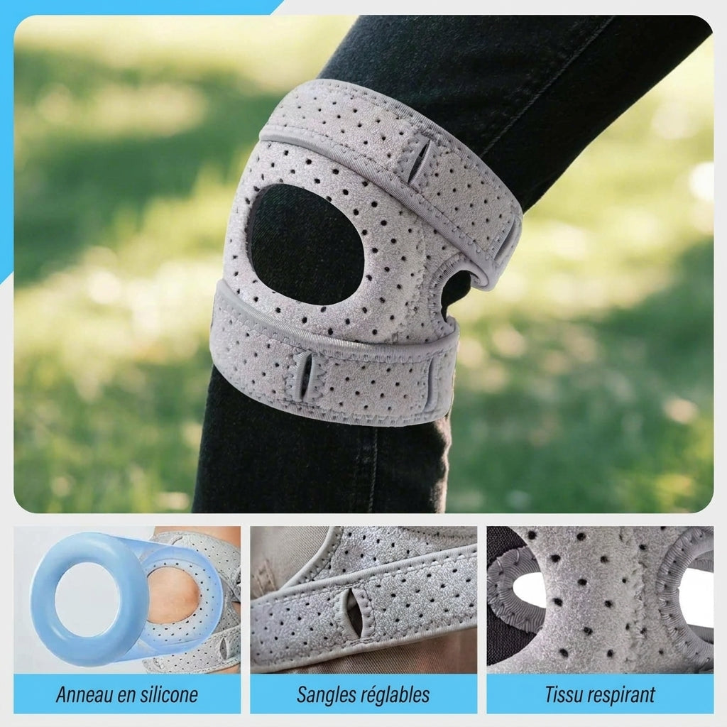 Genouillères Max-Confort - Un maintien confortable et une compression ciblée