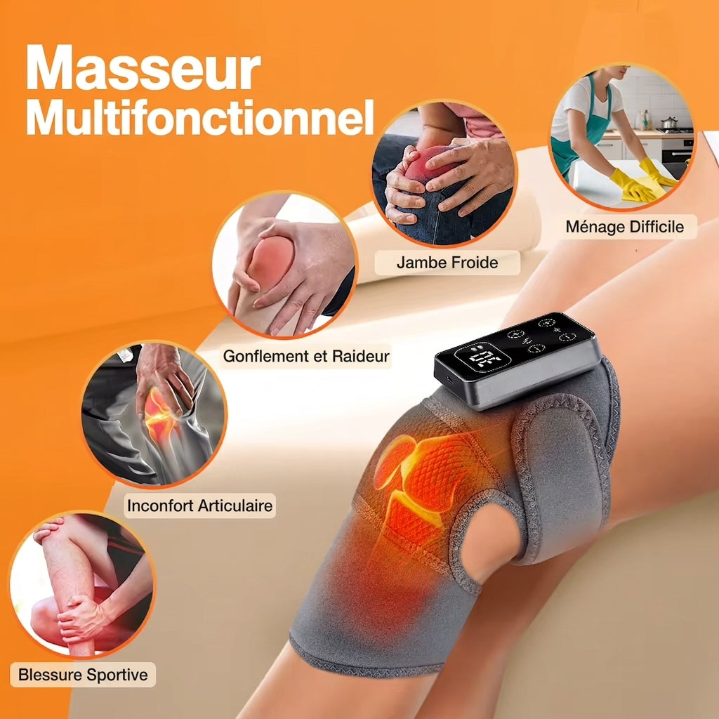 Masseur max-confort 3-en-1 – Chaleur, vibrations & compression pour un confort ciblé et une détente optimale de tout le corps