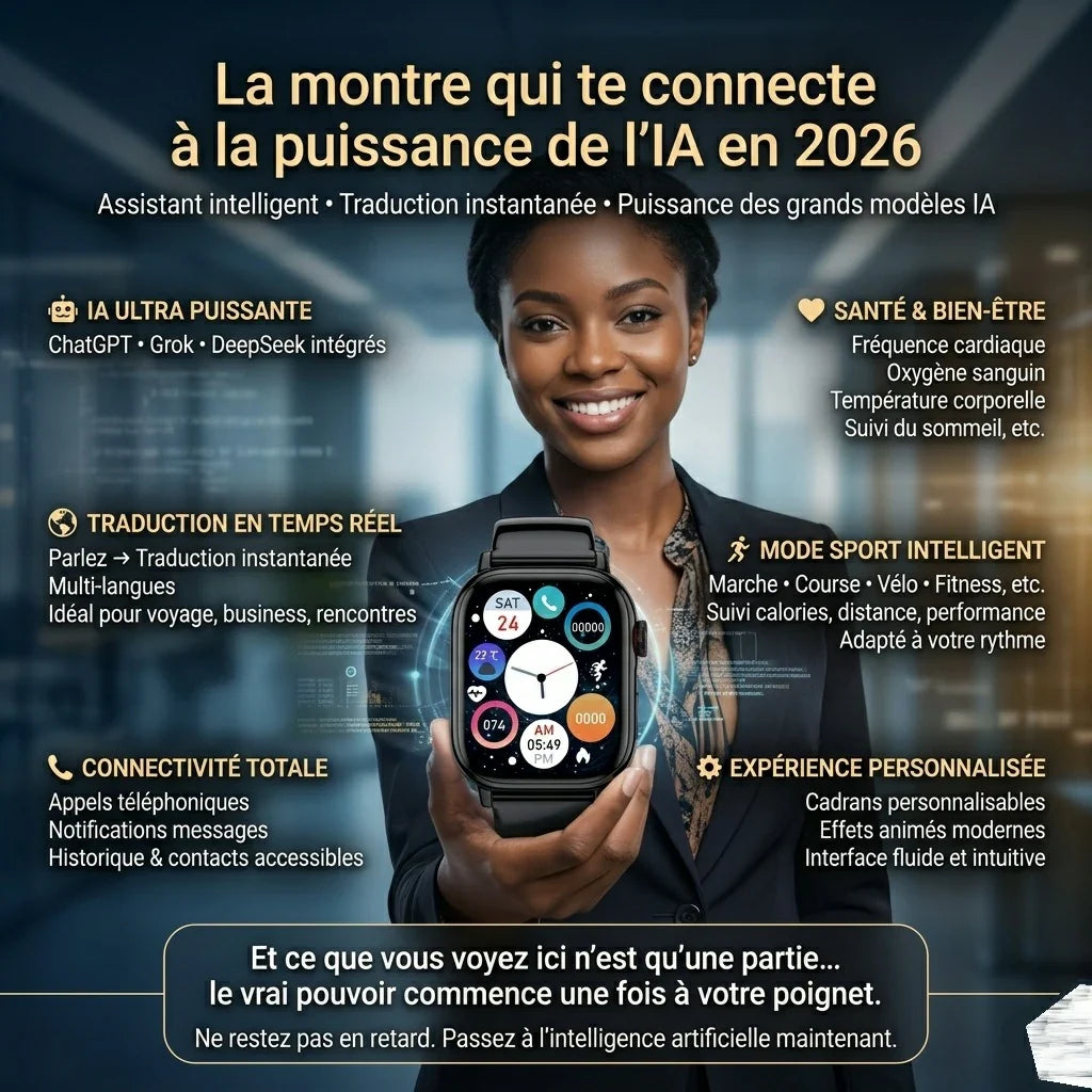 AI PowerWatch™ -L’intelligence artificielle au poignet