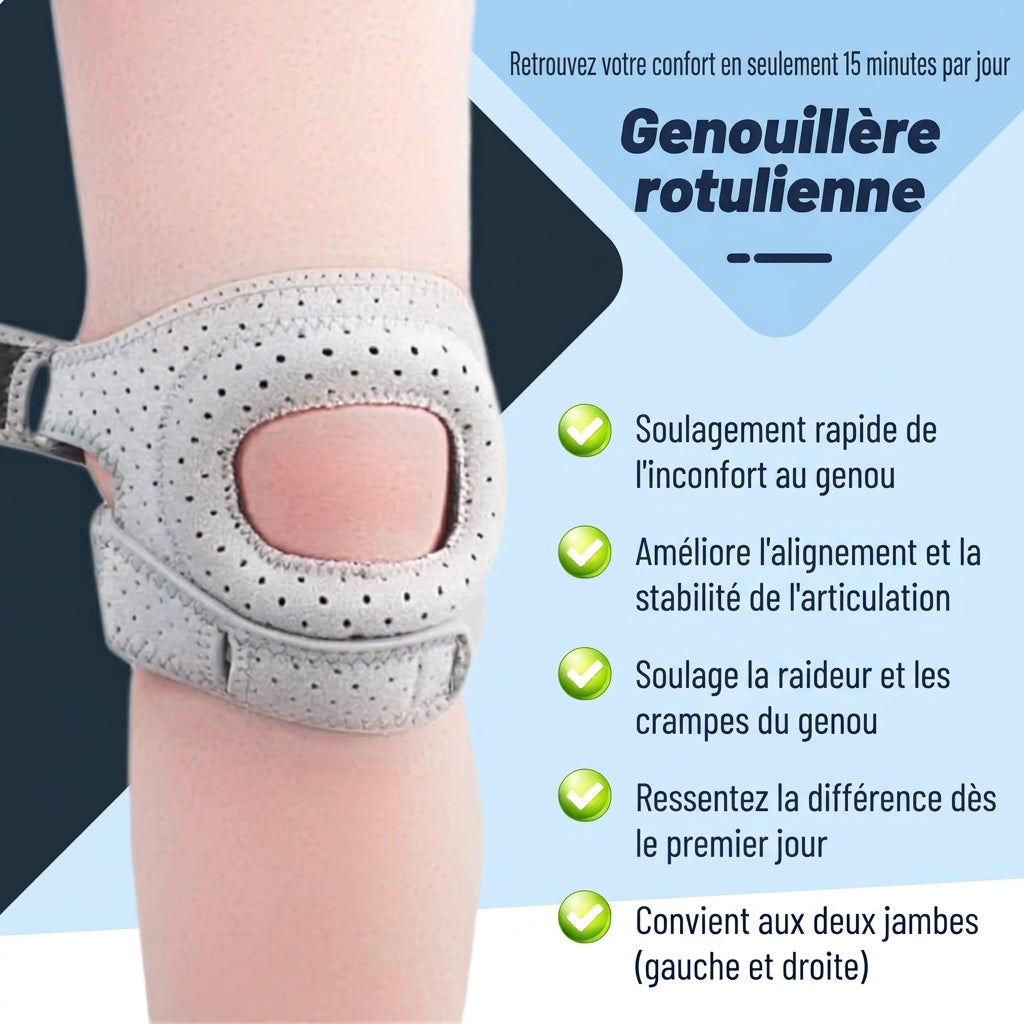 Genouillères Max-Confort - Un maintien confortable et une compression ciblée
