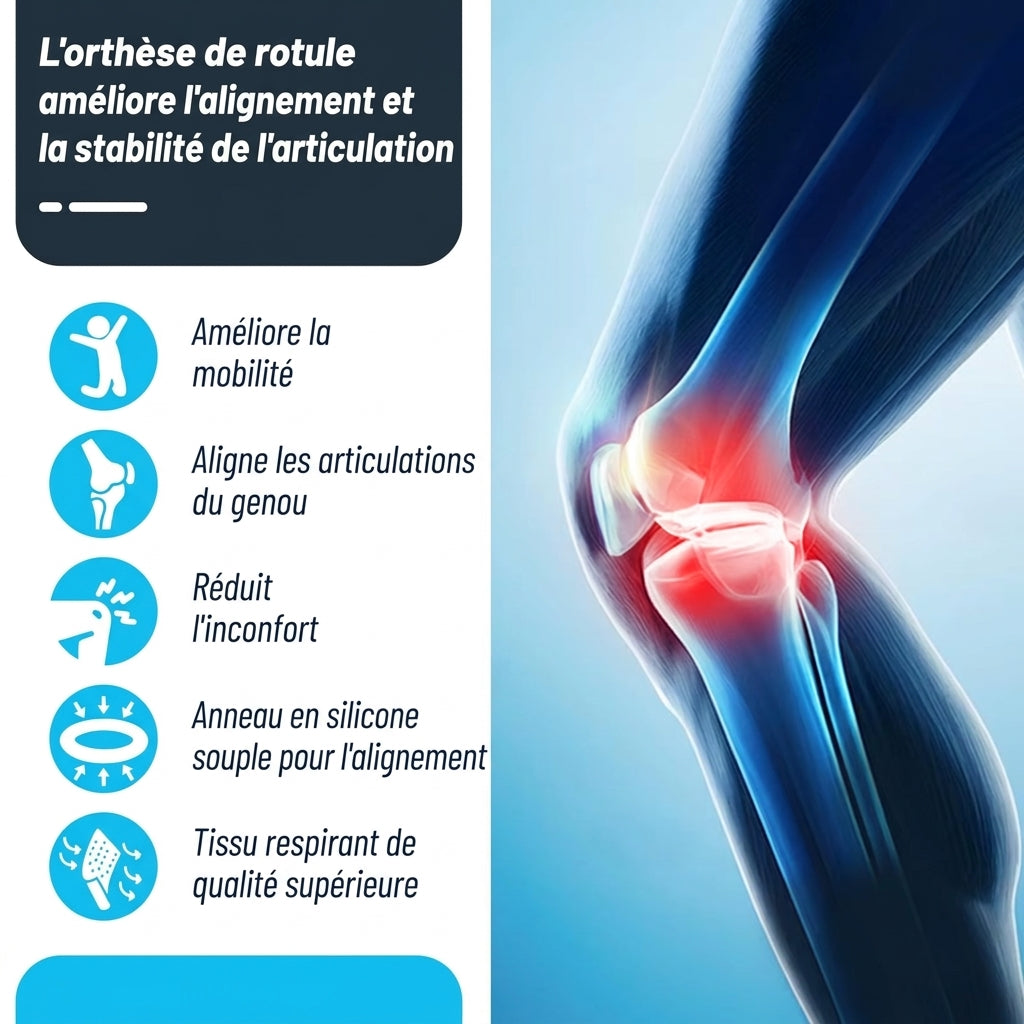 Genouillères Max-Confort - Un maintien confortable et une compression ciblée